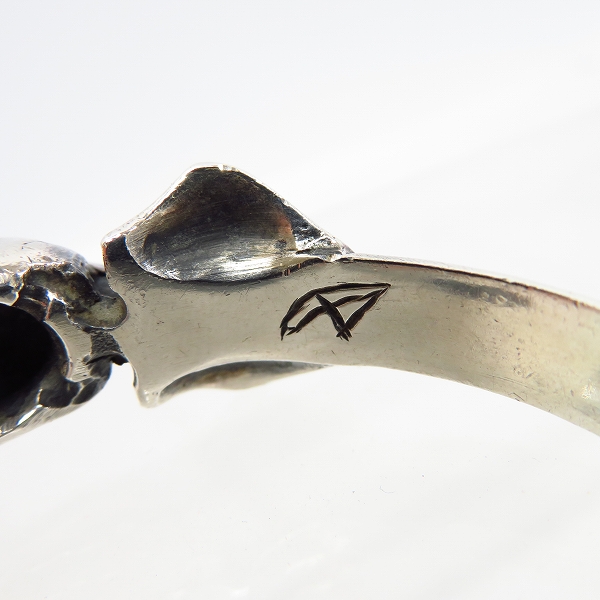 実際に弊社で買取させて頂いたCRAZY PIG/クレイジーピッグ 2スカル バングル ブレスレット/スモールの画像 6枚目