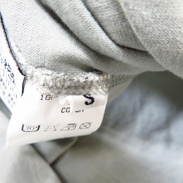 実際に弊社で買取させて頂いたlucien pellat-finet /ルシアンペラフィネ レッドストーンスカル カットソー グレー Sの画像 3枚目