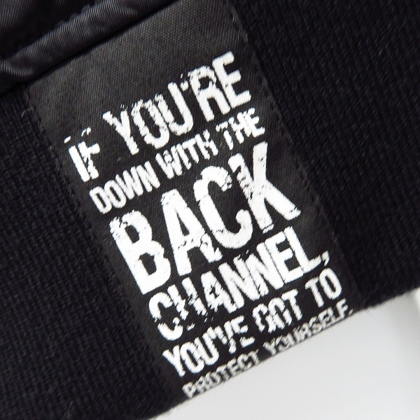 実際に弊社で買取させて頂いたBack Channel/バックチャンネル MA-1/フライトジャケット リバーシブル ゴーストライオンカモ ブラック/Mの画像 4枚目