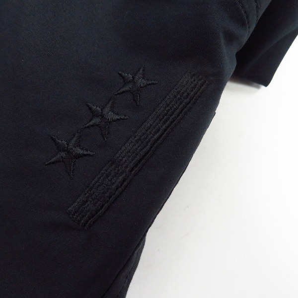 実際に弊社で買取させて頂いたNeil Barrett/ニールバレット スター刺繍 長袖シャツ ブラック/Mの画像 7枚目