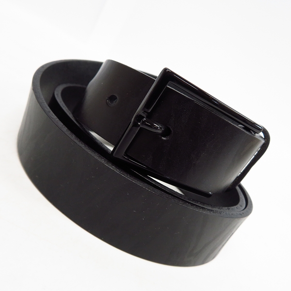 実際に弊社で買取させて頂いたHUGO BOSS/ヒューゴボス ベルト レザー/革 ブラック 95/36