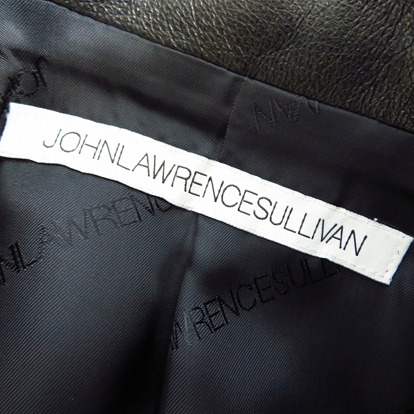 実際に弊社で買取させて頂いたJOHN LAWRENCE SULLIVAN/ジョンローレンスサリバン レザーライダースジャケット JLS-04-01/36の画像 2枚目