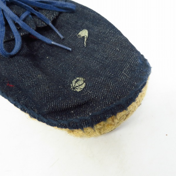 実際に弊社で買取させて頂いたFACTOTUM/ファクトタム エスパドリーユ 刺繍 シューズ/41の画像 7枚目