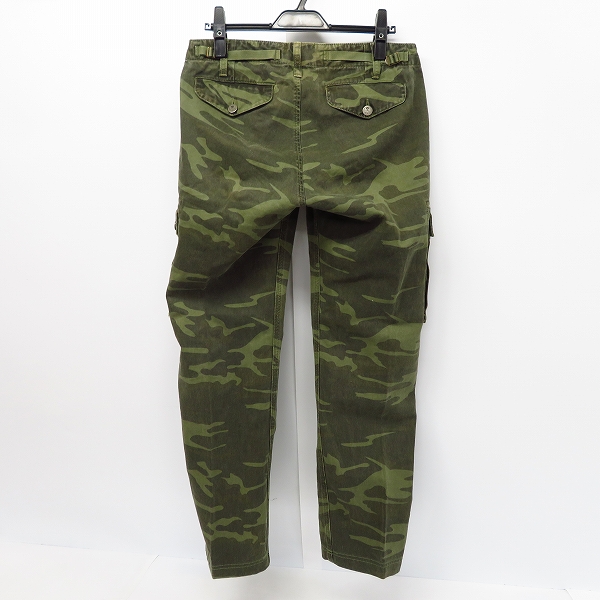 実際に弊社で買取させて頂いたHYDROGEN/ハイドロゲン カモフラ/迷彩柄 スカル刺繍  コットン カーゴパンツ Size：29の画像 1枚目