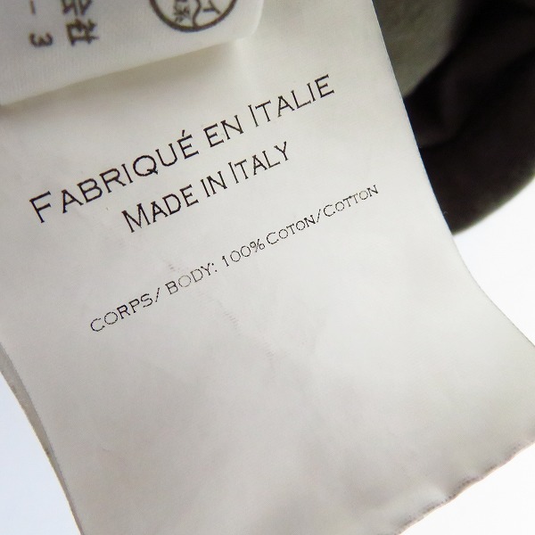 実際に弊社で買取させて頂いたBALMAIN/バルマン 13SS ヘンリーネック Tシャツ カーキ/XSの画像 4枚目