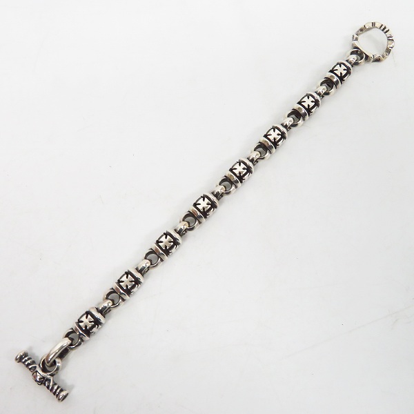 実際に弊社で買取させて頂いたTRAVIS WALKER/トラヴィスワーカー OUTLAW BRACELET WITH T-BAR 8リンクの画像 9枚目