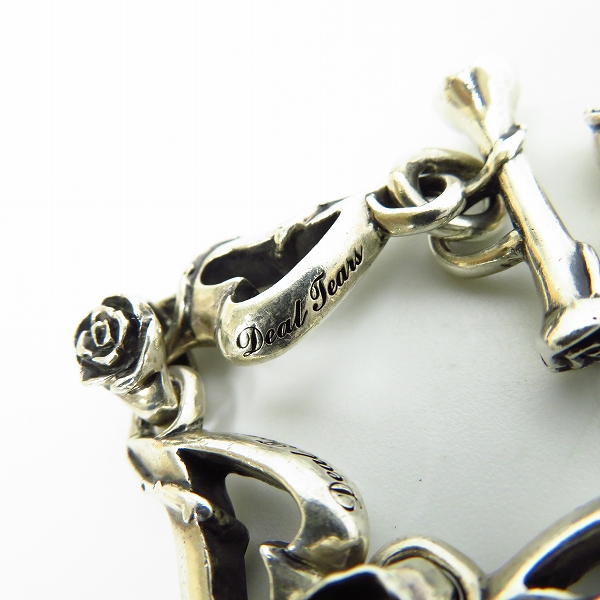 実際に弊社で買取させて頂いたDEAL TEARS/ディールティアーズ ハート ローズ ブレスレットの画像 4枚目