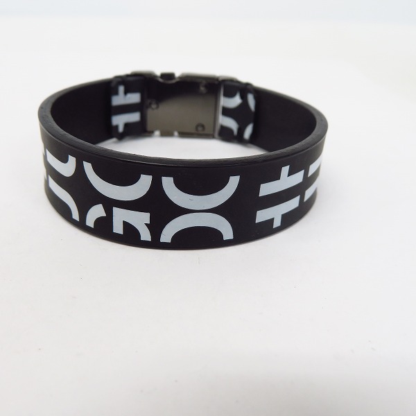 実際に弊社で買取させて頂いたHUGO BOSS/ヒューゴボス カーフスキン ロゴプリント ブレスレットの画像 3枚目