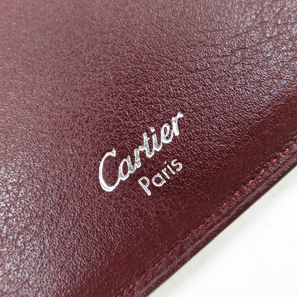 実際に弊社で買取させて頂いたCARTIER/カルティエ カボション カードケース/名刺入れ/カーフレザーの画像 4枚目