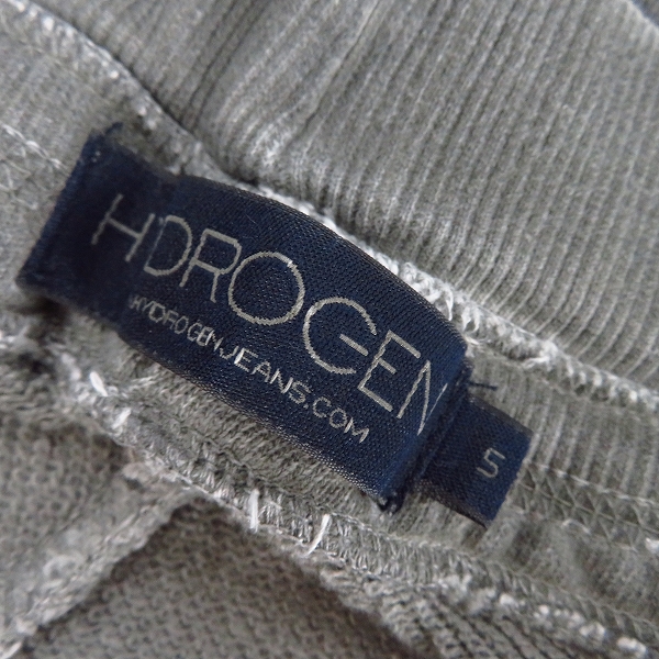 実際に弊社で買取させて頂いたHYDROGEN/ハイドロゲン スカル スウェットパンツ グレー/Sの画像 2枚目