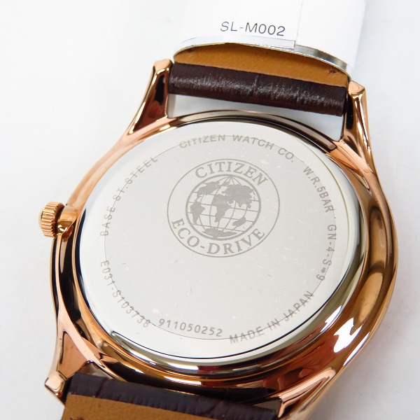 実際に弊社で買取させて頂いたCITIZEN/シチズン ECO-DRIVE/エコドライブ シチズンコレクション レザーベルト/腕時計 BJ6482-04Aの画像 3枚目