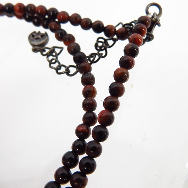 実際に弊社で買取させて頂いたCrescent Luna/クレセントルナ レッドタイガーアイ ネックレスの画像 2枚目