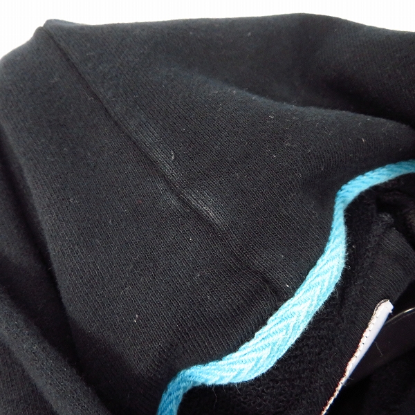 実際に弊社で買取させて頂いたHYDROGEN/ハイドロゲン プルオーバーパーカー/スウェットパンツ スカルプリント ブラック/ブルー セットアップ Sの画像 6枚目