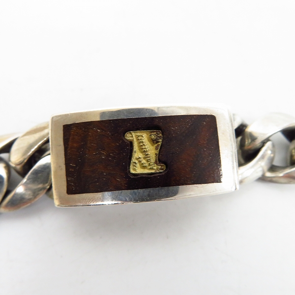 実際に弊社で買取させて頂いたstanley GUESS/スタンリーゲス ウッドインレイド ウォッチバンド/ウォッチブレスｗ/ボックスクリップの画像 1枚目