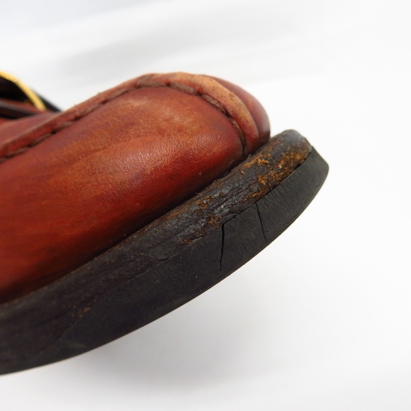 実際に弊社で買取させて頂いたAllen Edmonds/アレン・エドモンズ レザーモンクストラップシューズ/8Dの画像 6枚目