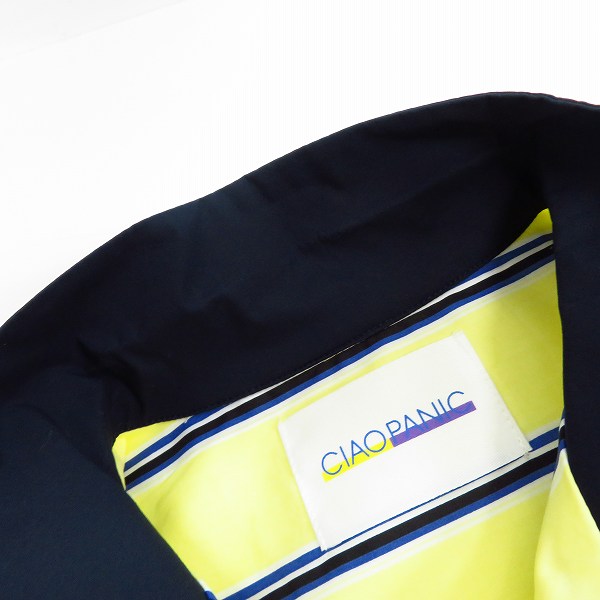 実際に弊社で買取させて頂いたCiaopanic/チャオパニック  ストライプ柄 半袖シャツ/Mの画像 5枚目