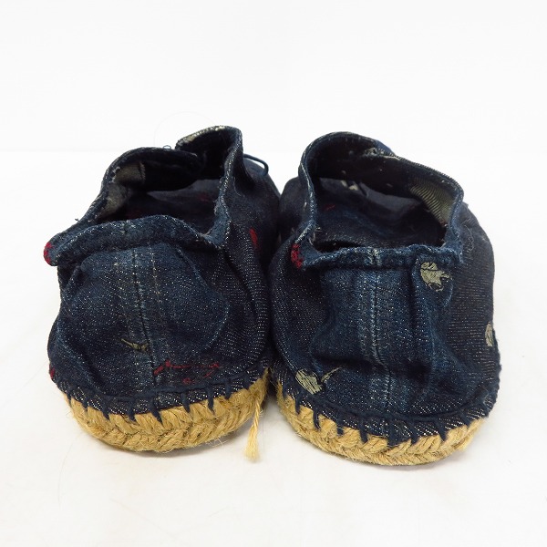 実際に弊社で買取させて頂いたFACTOTUM/ファクトタム エスパドリーユ 刺繍 シューズ/41の画像 1枚目