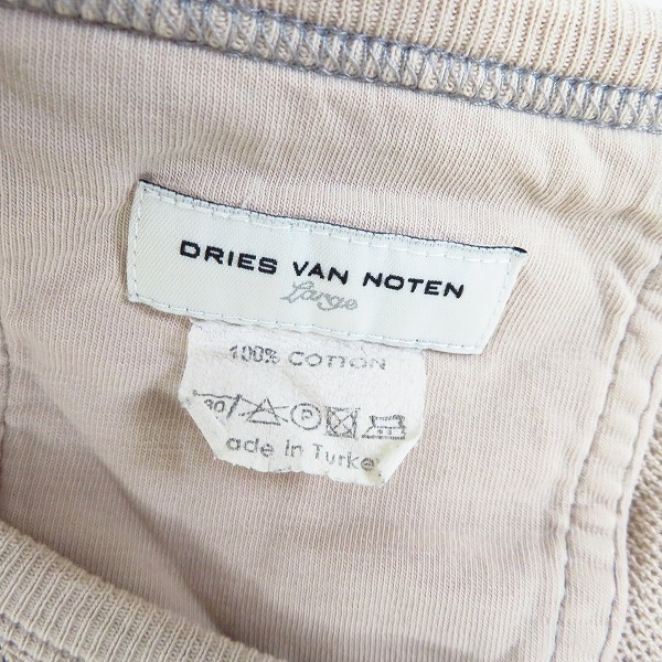 実際に弊社で買取させて頂いたDRIES VAN NOTEN/ドリスヴァンノッテン Tシャツ カットソー/Lの画像 2枚目
