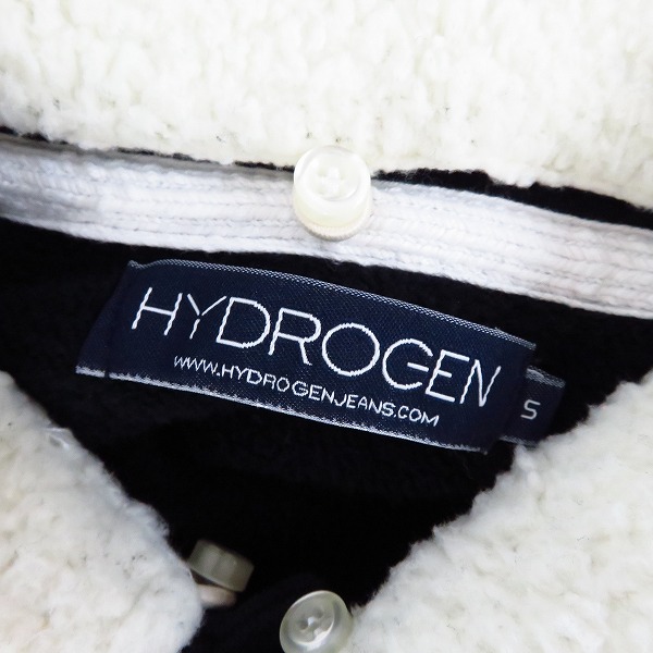 実際に弊社で買取させて頂いたHYDROGEN/ハイドロゲン ボア襟 ARMY スウェットブルゾン/Sの画像 2枚目