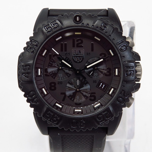 実際に弊社で買取させて頂いたLUMINOX/ルミノックス ネイビーシールズ カラーマーク クロノグラフ 腕時計/ウォッチ 3081.BO/3080シリーズ
