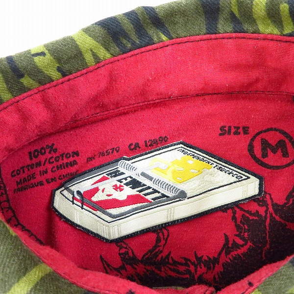 実際に弊社で買取させて頂いたINDEPENDENT/インディペンデント カモフラ/迷彩柄 ロングスリーブ/長袖 シャツ Mの画像 2枚目