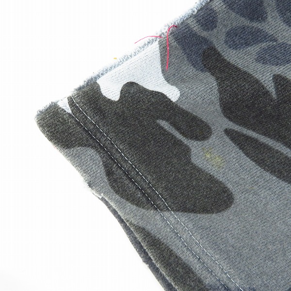 実際に弊社で買取させて頂いたHYDROGEN/ハイドロゲン 迷彩 赤ライン スウェット ハーフパンツ/Sの画像 7枚目