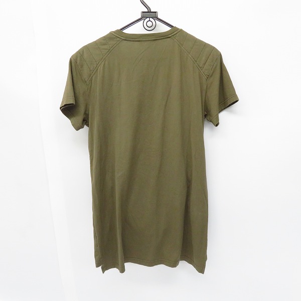 実際に弊社で買取させて頂いたBALMAIN/バルマン 13SS ヘンリーネック Tシャツ カーキ/XSの画像 1枚目