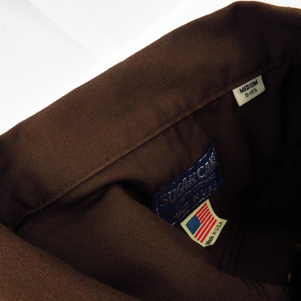 実際に弊社で買取させて頂いたSUGAR CANE/シュガーケーン Johnny ワークシャツ Mの画像 8枚目