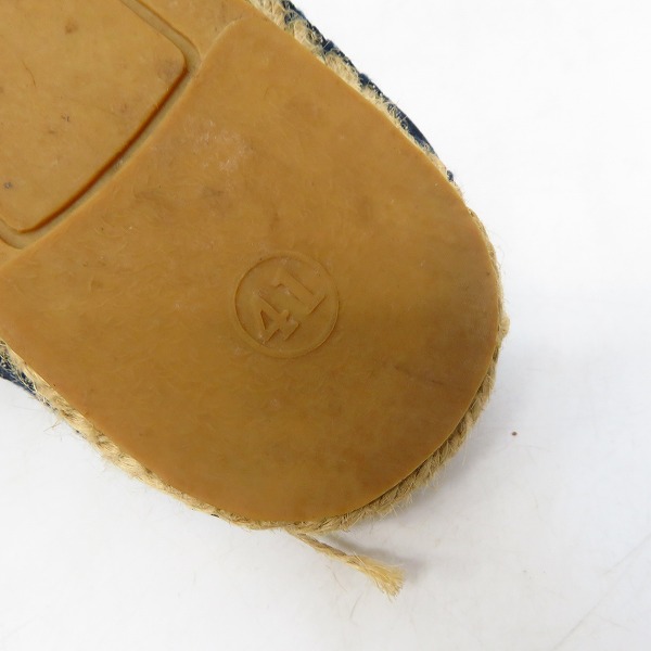 実際に弊社で買取させて頂いたFACTOTUM/ファクトタム エスパドリーユ 刺繍 シューズ/41の画像 5枚目