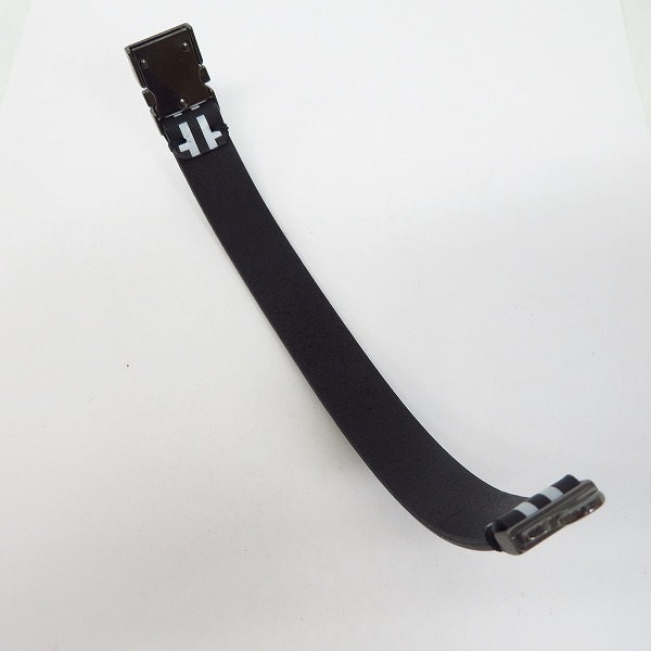 実際に弊社で買取させて頂いたHUGO BOSS/ヒューゴボス カーフスキン ロゴプリント ブレスレットの画像 4枚目