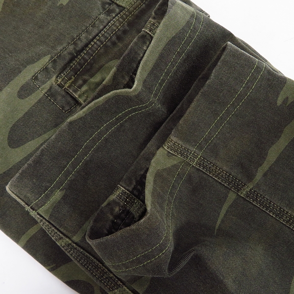 実際に弊社で買取させて頂いたHYDROGEN/ハイドロゲン カモフラ/迷彩柄 スカル刺繍  コットン カーゴパンツ Size：29の画像 7枚目