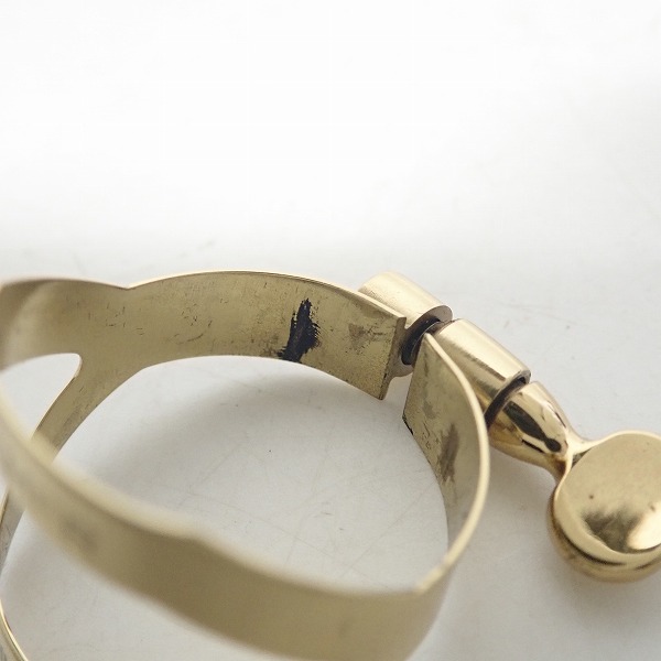 実際に弊社で買取させて頂いたSELMER/セルマー アルトサックス用 リガチャー ゴールドの画像 4枚目