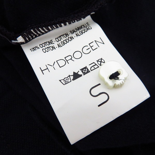 実際に弊社で買取させて頂いたHYDROGEN/ハイドロゲン ワンポイントスカル ポロシャツ/Sの画像 3枚目