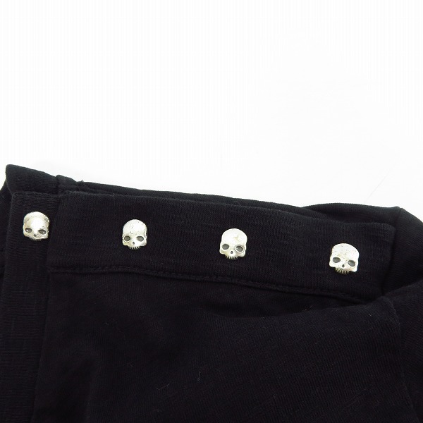 実際に弊社で買取させて頂いたHYDROGEN/ハイドロゲン 左肩スカルボタン長袖Tシャツ/Sの画像 5枚目