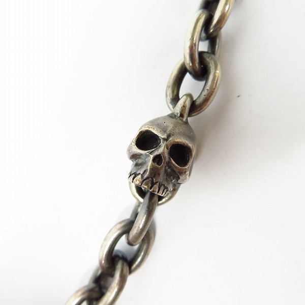 実際に弊社で買取させて頂いたDEAL DESIGN/ディールデザイン スカル ウォレットチェーン の画像 2枚目