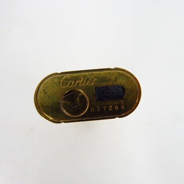 実際に弊社で買取させて頂いたCartier/カルティエ ガスライター ゴールドの画像 2枚目