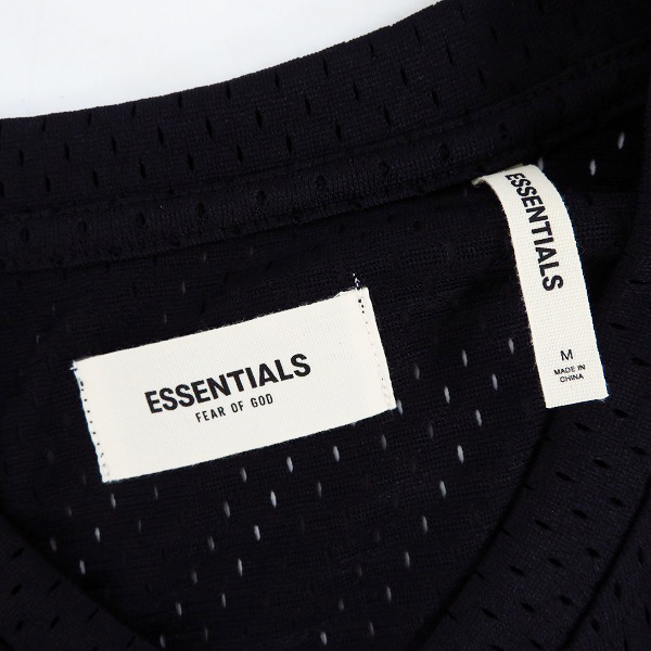 実際に弊社で買取させて頂いたFEAR OF GOD/FOG/フィアオブゴッド ESSENTIALS/エッセンシャルズ 半袖 メッシュカットソー/Mの画像 2枚目