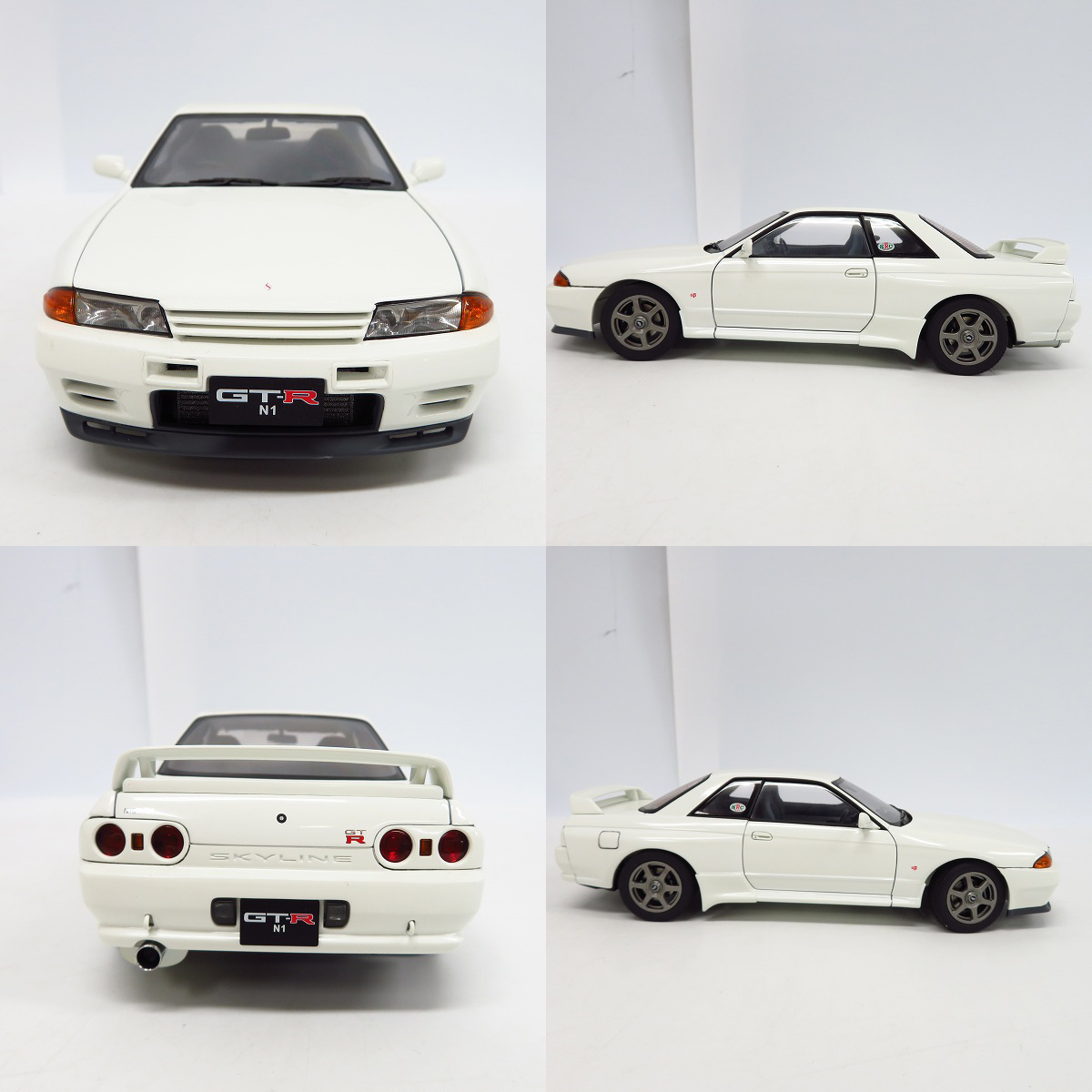 実際に弊社で買取させて頂いたAUTOart/オートアート  ミニカー NISSAN SKYLINE/日産 スカイライン  GT-R R32 N1 1/18 の画像 1枚目
