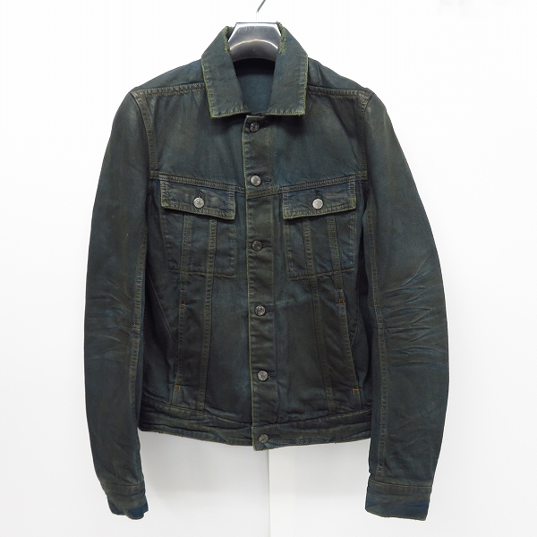 実際に弊社で買取させて頂いたBALMAIN/バルマン コーティング デニムジャケット S4H T261 C483/XS