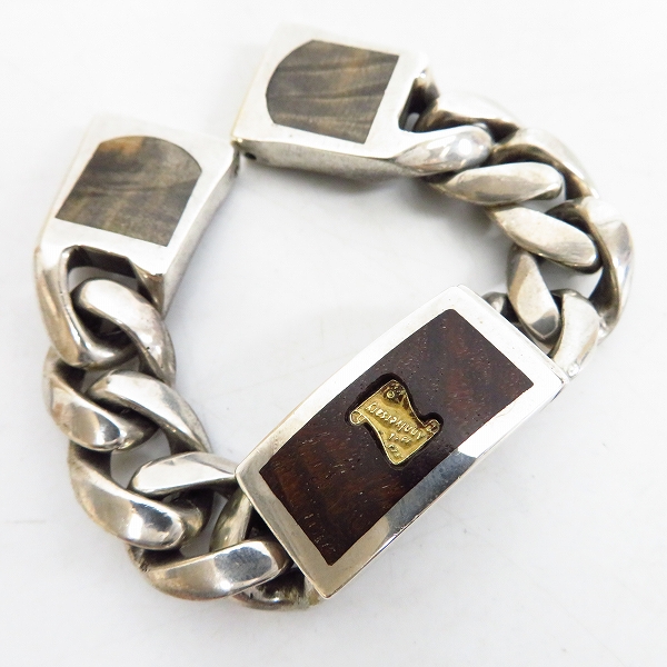 実際に弊社で買取させて頂いたstanley GUESS/スタンリーゲス ウッドインレイド ウォッチバンド/ウォッチブレスｗ/ボックスクリップ