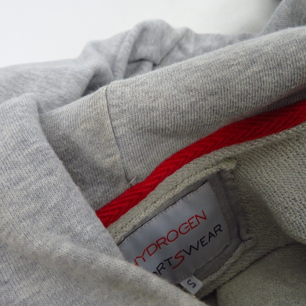 実際に弊社で買取させて頂いたHYDROGEN/ハイドロゲン スカルプリント パーカー グレー Sの画像 6枚目