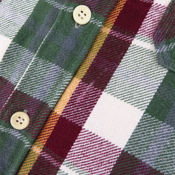 実際に弊社で買取させて頂いたWAREHOUSE/ウェアハウス DUBBLEWORKS/ダブルワークス 日本製チェック柄シャツ 38の画像 5枚目