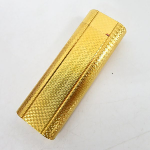 実際に弊社で買取させて頂いたCartier/カルティエ ガスライター ゴールドの画像 1枚目