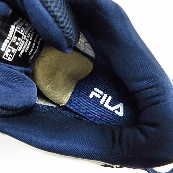 実際に弊社で買取させて頂いたFILA/フィラ 19SS SPAGHETTI/スパゲティー スニーカー F0206-0001/27の画像 4枚目