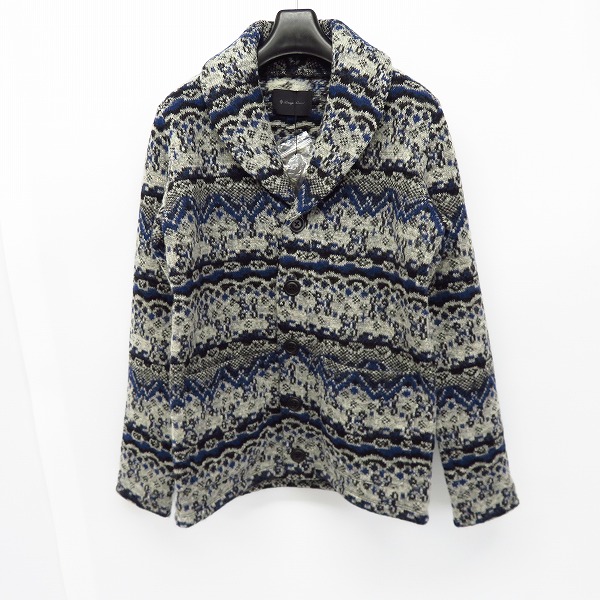 実際に弊社で買取させて頂いた【未使用】Lounge Lizard/ラウンジリザード ショールカラーカーディガン 8438/2