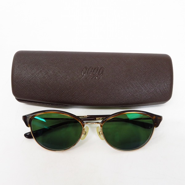 実際に弊社で買取させて頂いた999.9/フォーナインズ ボストン 度入り サングラス/アイウェア M-51の画像 6枚目