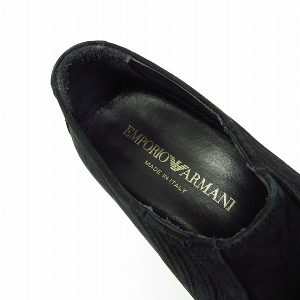 実際に弊社で買取させて頂いたEMPORIO ARMANI/エンポリオアルマーニ スエードレザー ドレスシューズ/39.5の画像 4枚目