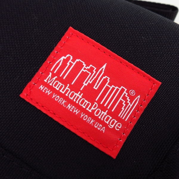 実際に弊社で買取させて頂いた【未使用】Manhattan Portage/マンハッタンポーテージ ナイロン メッセンジャーバッグ ブラックの画像 3枚目