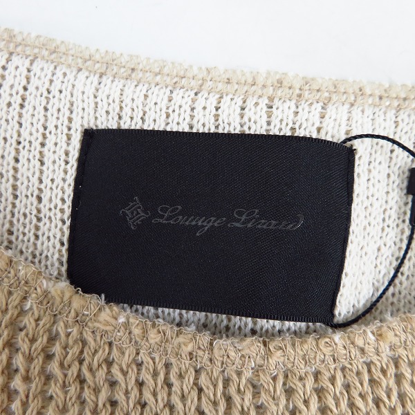 実際に弊社で買取させて頂いた【未使用】Lounge Lizard/ラウンジリザード COPAIN KNIT TEE/ニット Tシャツ 8772/3の画像 2枚目