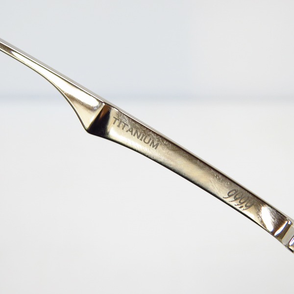 実際に弊社で買取させて頂いた999.9/フォーナインズ 眼鏡/メガネフレーム APM-08 6652の画像 3枚目